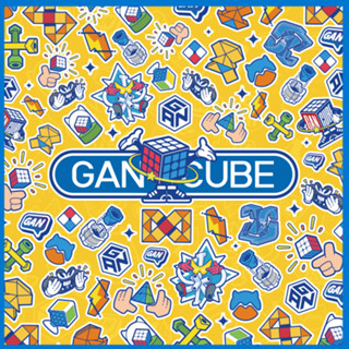 Gan Cube ผ้าขนหนูสี่เหลี่ยมเล็กกันเหงื่อกันเหงื่อ