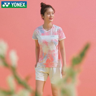 เสื้อกีฬาแบดมินตันแขนสั้น ระบายอากาศได้ดี แบบแห้งเร็ว แฟชั่น…