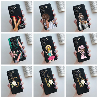 เคสโทรศัพท์ซิลิโคน TPU แบบนิ่ม ผิวด้าน พิมพ์ลายตัวอักษร สําหรับ Tecno Camon 20 Pro 5G CK8N