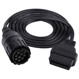 สายเคเบิ้ลเชื่อมต่อ 10Pin To 16Pin OBD2 II สําหรับ BMW ICOM D