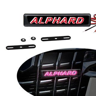 ไฟ LED ติดกระจังหน้ารถยนต์ สําหรับ Alphard Logo Corolla Avensis Rav4 Camry Yaris