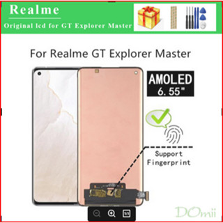 หน้าจอสัมผัส LCD 6.55 นิ้ว สําหรับ Realme GT Explorer Master RMX3366 GT Master Explorer Edition