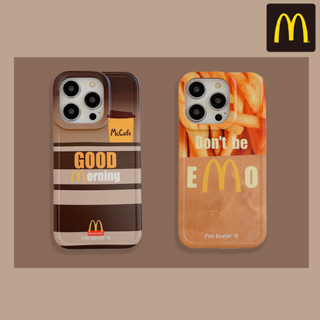 เคสโทรศัพท์มือถือ พลาสติก ลายการ์ตูน McDonalds น่ารัก แฟชั่น สําหรับ iPhone 14 14pro 14promax 13 13pro 13promax 12 12pro 12promax 11 11promax x xs xr xsmax