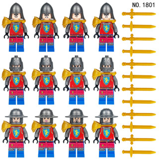 ของเล่นตัวต่อทหารโบราณ ขนาดเล็ก 12 ชิ้น ต่อชุด 1801