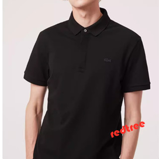 เสื้อโปโล lacoste เสื้อโปโลสําหรับผู้ชายผ้าฝ้ายสํานักงานแขนสั้น POLO
