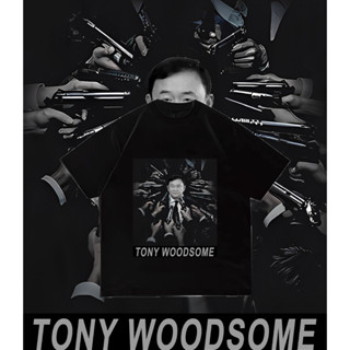 เสื้อยืด TONY WOODSOME WICK การพิมพ์ Bootleg T-Sshirt