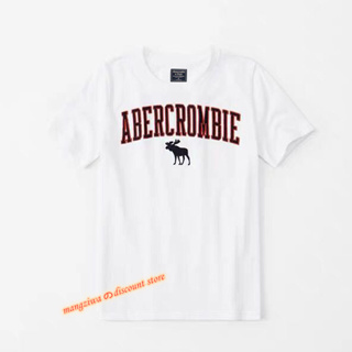 เสื้อยืดแขนสั้น พิมพ์ลาย Abercrombie &amp; Fitch สําหรับผู้ชาย