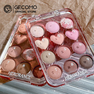 Gecomo อายแชโดว์แต่งหน้า 12 สี ติดทนนาน