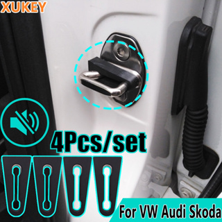 บัฟเฟอร์ล็อคประตู กันเสียงรบกวน สําหรับ VW Polo sedan Bora Caddy Golf Jetta Multivan Passat Tiguan Tiguan