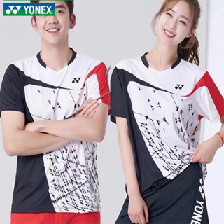 เสื้อกีฬาปิงปองแขนสั้น Yonex แบบแห้งเร็ว แฟชั่นฤดูร้อน สําหรับเด็กผู้ชาย และผู้หญิง 2023