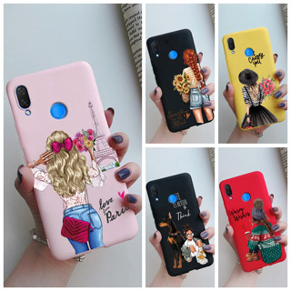 สําหรับ Huawei nova 3i เคสกันกระแทก กันชน ซิลิโคนนิ่ม แฟชั่น สวย เด็กผู้หญิง เคส