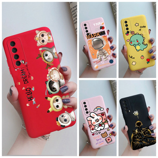 เคสโทรศัพท์มือถือ ซิลิโคนนิ่ม กันกระแทก ลายการ์ตูน สําหรับ Huawei P smart 2021 Y7a