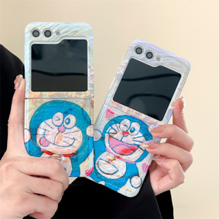 【เคสพับได้】เคสโทรศัพท์มือถือ Tpu นิ่ม กันกระแทก ลายการ์ตูนเด็กผู้หญิง สําหรับ SAMSUNG Z Flip5 Flip4 Flip3 W23