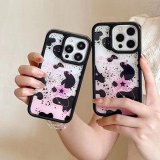 เคสโทรศัพท์มือถือ tpu แบบนิ่ม ลายนามธรรม สีดํา สําหรับ iPhone 14 14promax 14pro 12PRO 12PROMAX 13 13pro 13promax