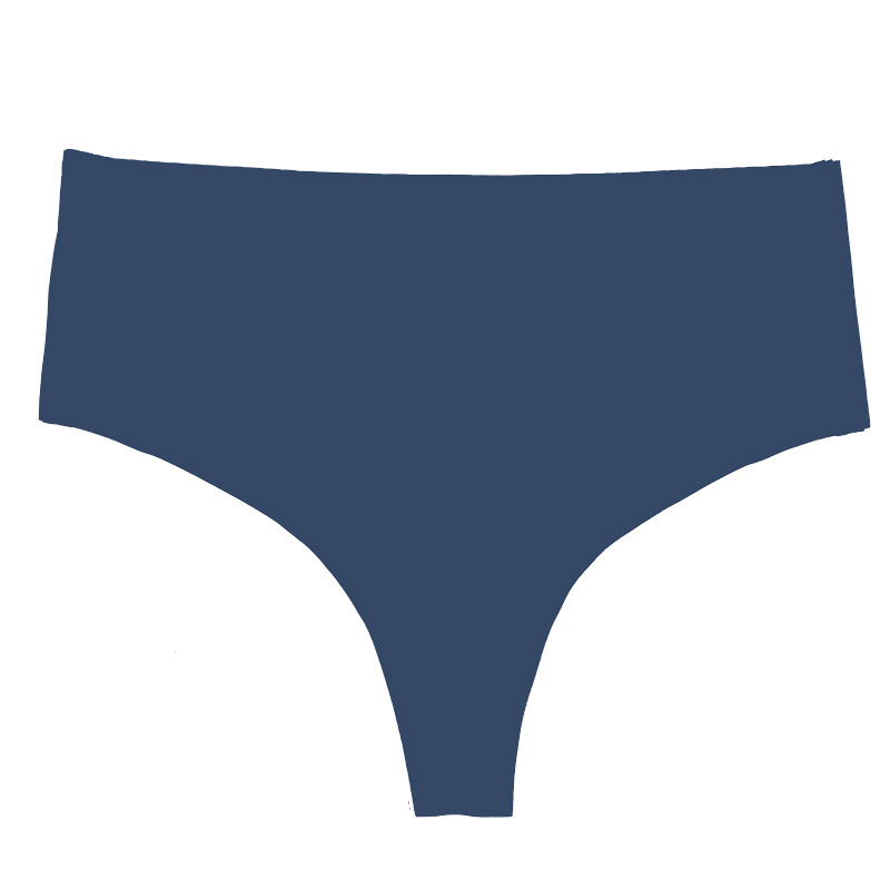 Whpc กางเกงชั้นในจีสตริง ผ้าเรยอน เอวสูง ไร้รอยต่อ เซ็กซี่ พลัสไซซ์ สําหรับผู้หญิง - รูปที่ 5