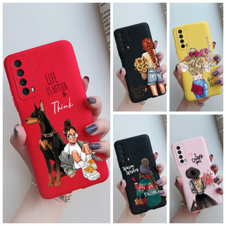 เคสซิลิโคนนิ่ม เนื้อแมตต์ สําหรับ Huawei P smart 2021 / Huawei Y7a