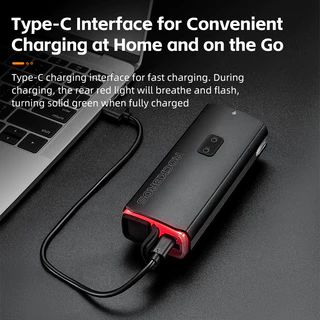 【TH Delivery】ROCKBROS ไฟหน้าจักรยาน ชาร์จ Usb 3000 Lumens ไฟกลางคืน MTB ไฟฉายจักรยาน หน้า กันน้ํา