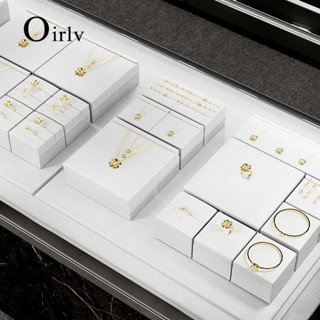 Oirlv ถาดวางเครื่องประดับ ต่างหู แหวน สร้อยคอ สร้อยข้อมือ 6 สี TT236