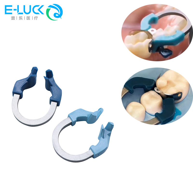 1 ชิ้นทันตกรรม Matrix Bands คลิป NITI Matrix Clamp แหวน Clamp Sectional Contoured Matrices