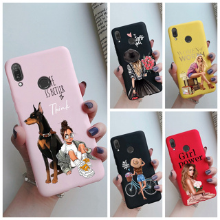 เคสซิลิโคนนิ่ม กันกระแทก สีแคนดี้ สําหรับ Huawei Y9 2019