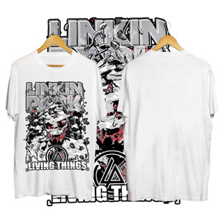 เสื้อยืดพิมพ์ลาย HA เสื้อวง Linkinpark Tshirt Rock เสื้อยืดวงร็อค Linkin Park