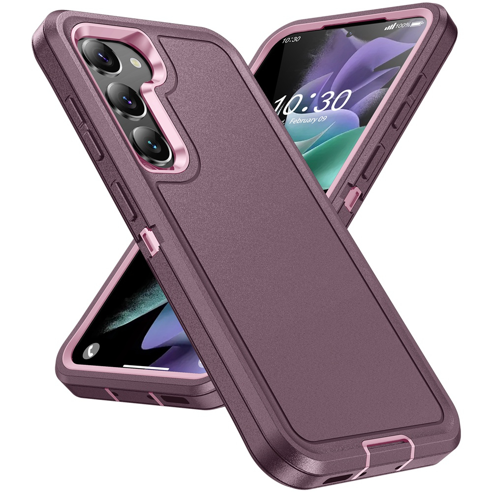 Heavy Duty กันกระแทกสําหรับ Samsung Galaxy S22 S23 S24 S25 S26 Plus Ultra กรณีเกราะ A14 A54 S25FE ฝาครอบ