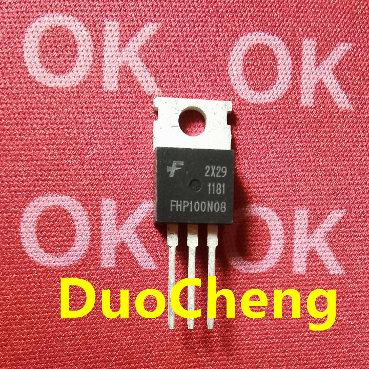 ((10 ชิ้น) สต็อกพร้อมใหม่เอี่ยม FHP100N08 100N08 80A/80V TO-220