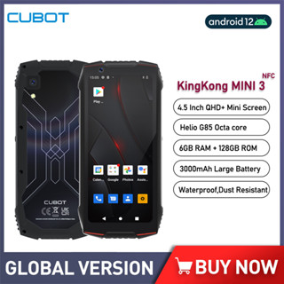 Cubot KingKong MINI 3, 4.5 inch Mini Smartphone, Helio G85 Octa-Core, 6GB+128GB, Dual SIM,NFC, Waterproof Rugged Phone