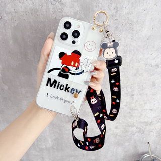 เคสโทรศัพท์มือถือ ซิลิโคนนุ่ม ลายการ์ตูนมิกกี้ มินนี่เมาส์น่ารัก พร้อมอุปกรณ์เสริม สําหรับ Huawei P20 P30pro P50pro P50 P60pro P60 P40pro P40 P30 P20pro P30LITE P20LITE