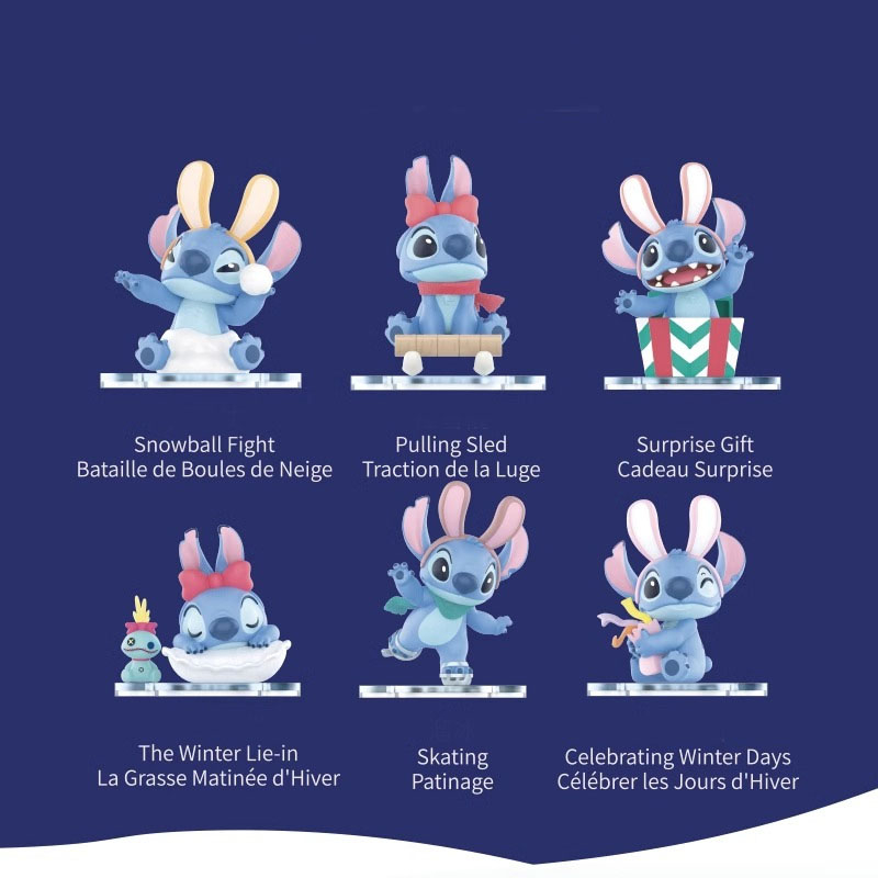 Disney Lilo &amp; Stitch กล่องสุ่ม ของเล่นสําหรับเด็ก