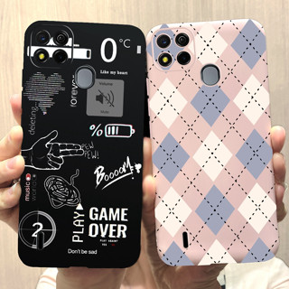 เคสซิลิโคนนิ่ม เนื้อแมตต์ สีดํา สําหรับ ITEL A57 2023 ItelA57 A 57 Pro