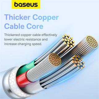 Baseus Pudding Series Fast Charging 100W/20W USB toType-C / USB to iP / Type-C to Type-C / Type-C to iP Cable สายชาร์จเร็ว