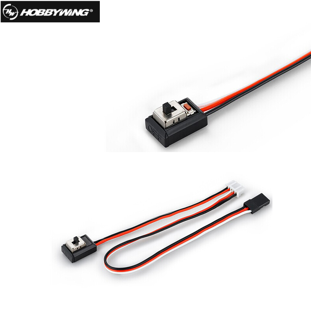 Hobbywing สวิตช์ พร้อมปุ่มกด สําหรับรถบังคับ 1:10 ESC Hobbywing EZRUN QUICRUN ESC