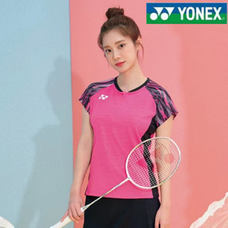 Yonex เสื้อกีฬาแบดมินตัน แขนสั้น สําหรับนักเรียนประถม และมัธยม