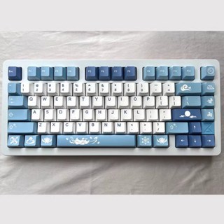 Genshin- ปุ่มกดคีย์บอร์ด Gan Yu 140 คีย์ PBT DYE-SUB GMK สําหรับคีย์บอร์ด Mechanical