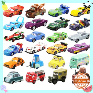 Disney x Pixar Cars 3 รถแข่ง PVC อัลลอย ขนาด 4-10 ซม. McQueen สีดํา