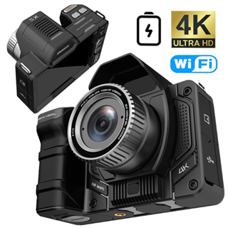 Ponbos กล้องดิจิทัล SLR 4K UHD SLR 5G WIFI 40MP ซูมได้ 10X อินฟราเรด 800M มองเห็นกลางคืน สําหรับล่าสัตว์ ตั้งแคมป์