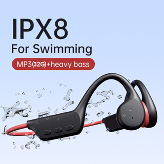 X7 ชุดหูฟังบลูทูธ TWS 32GB เครื่องเล่นเพลง MP3 IPX8 กันน้ํา สําหรับว่ายน้ํา ฟิตเนส กีฬา