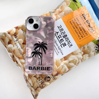 เคสโทรศัพท์มือถือแบบนิ่ม tpu ลายต้นมะพร้าว สีดํา สําหรับ iPhone 14 14promax 14pro 11 12 12PRO 12PROMAX 13 13pro 13promax