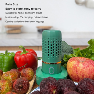 Just Kitchen Fruit Cleaning Machine USB Charging IPX7 Waterproof Portable Automatic Vegetable Washing for Home Travel