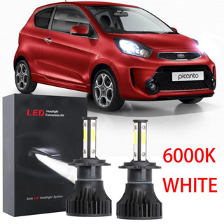 ชุดหลอดไฟฮาโลเจน LED X15 6000K สีขาว แบบเปลี่ยน สําหรับ Kia Picanto TA 2013 2014 2015 2016 2017 (1 คู่)