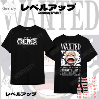 ข้อเสนอพิเศษ Cod เสื้อยืดผ้าฝ้าย พิมพ์ลาย One Piece Luffy Gear 5 nika สําหรับผู้ชาย และผู้หญิง ไซซ์ S-5XL