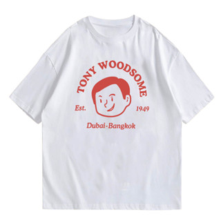 newtrend0.th ใหม่ (พร้อมส่ง)เสื้อ Tony Woodsome Dubai-Bangkok T-Shirt