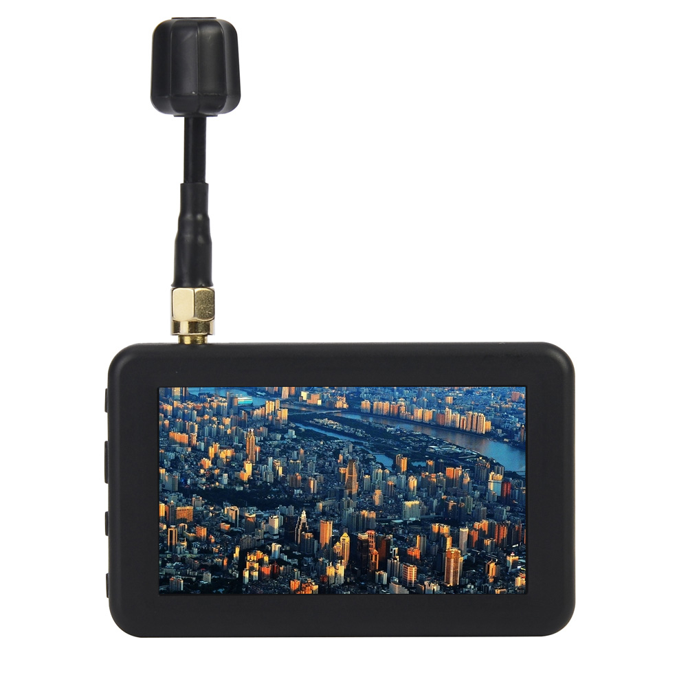 หน้าจอมอนิเตอร์อัตโนมัติ Micro 5.8G 40CH LCD 3 นิ้ว 480x320 FPV สําหรับโดรนบังคับ FPV