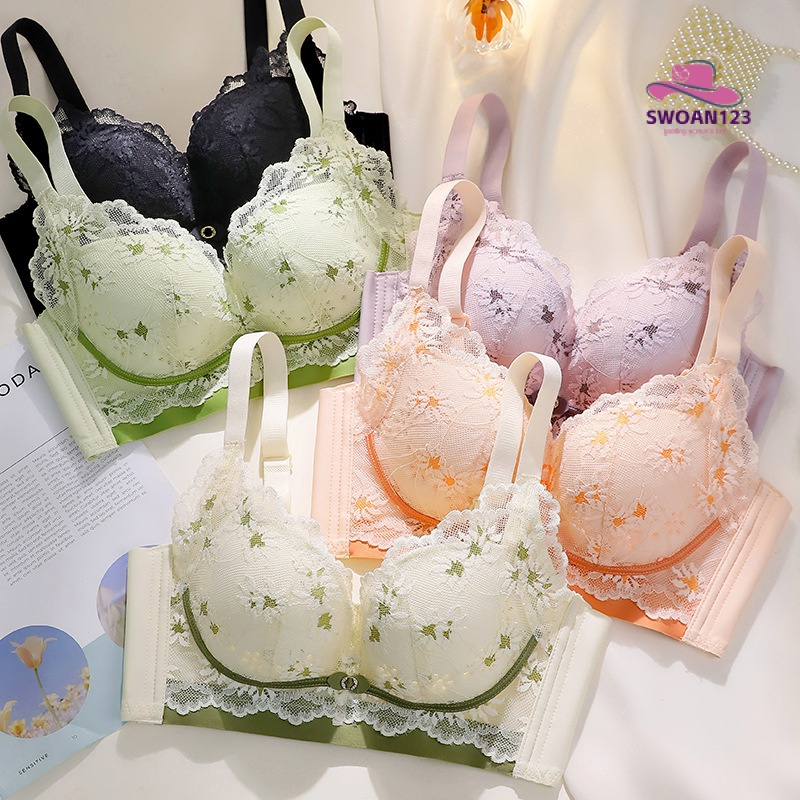 ชุดนอนผู้หญิง บราดันทรง ลูกไม้ บราดันทรง ปิดหน้าอก ฟองน้ําหนา – โปรปัง