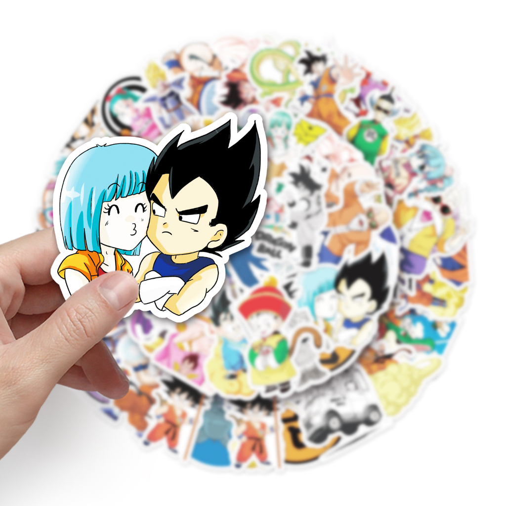 100 ชิ้นตลก Dragon Ball สติกเกอร์กันน้ํา DIY สําหรับโทรศัพท์แล็ปท็อปรถสติกเกอร์ Creative Home Decal - รูปที่ 5