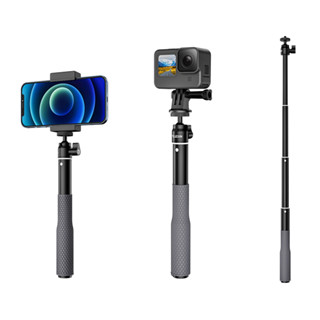 Telesin ไม้เซลฟี่ กันน้ํา ลอยน้ําได้ Monopod 360° ไม้เซลฟี่ หัวบอล หมุนได้ สําหรับ GoPro DJI Osmo Action