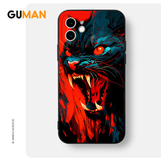 Guman เคสไอโฟน เคสซิลิโคนนุ่มกันกระแทกน่ารักตลก เคสโทรศัพท์ Compatible for iPhone 15 14 13 12 11 Pro Max SE 2020 X XR XS 8 7 6 6S Plus พลัส XYB2201