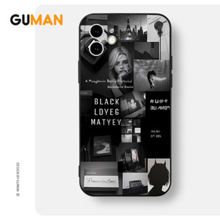 Guman เคสไอโฟน เคสซิลิโคนนุ่มกันกระแทกน่ารักตลก เคสโทรศัพท์ Compatible for iPhone 15 14 13 12 11 Pro Max SE 2020 X XR XS 8 7 6 6S Plus พลัส XYB2195