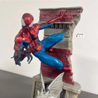 Marvel - Spider-Man Wall Ver. ฟิกเกอร์อนิเมะ GK Spider Man ขนาด 29 ซม. คุณภาพสูง ของเล่น ของขวัญ ของสะสม